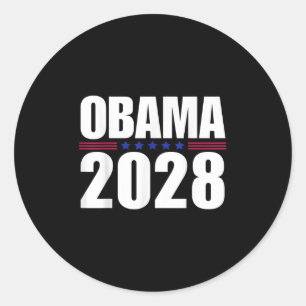 Adesivo Obama Para Presidente 2028 Obama 2028 _1