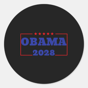 Adesivo Obama Para Presidente 2028 Obama 2028 48.º Prêmio