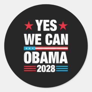 Adesivo Obama Para Presidente 2028 Obama 48.º Presidente _