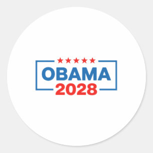 Adesivo Obama Para Presidente 2028 Premium
