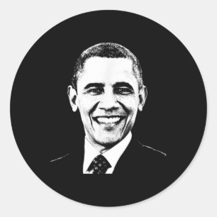 Adesivo Obama Primeiro Presidente Preto Em 4 De Julho