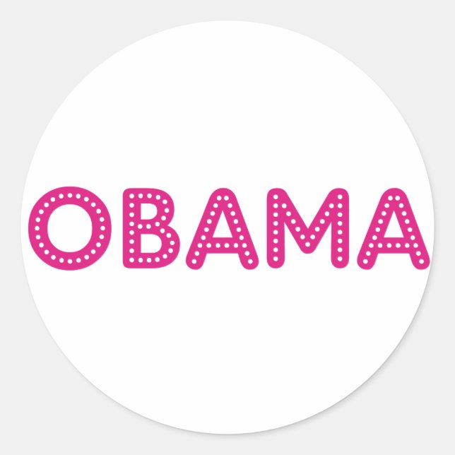 Adesivo Obama Starry Lights Sticker! (Frente)