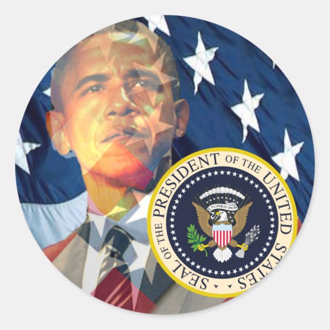 Adesivo Obama Sticker (Frente)