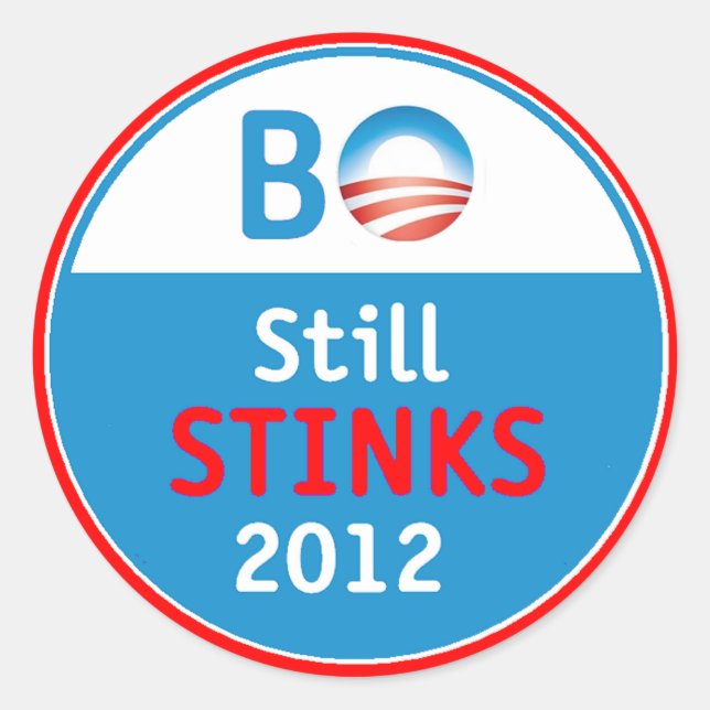 Adesivo Obama Stinks Sticker (Frente)