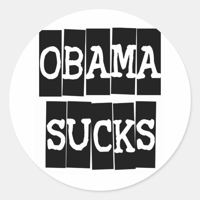 Adesivo Obama Sucks (Frente)
