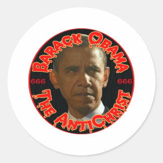 Adesivo Obama The AntiCristo