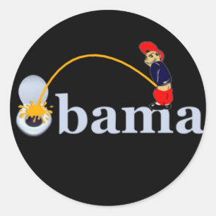 Adesivo Obama (toalete)