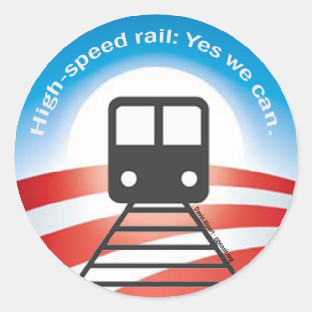 Adesivo Obama Train Sticker (Frente)