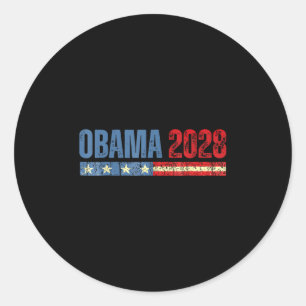 Adesivo Obama Vintage Presidente 2028 Obama _10