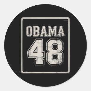 Adesivo Obama Vintage Presidente 2028 Obama _15