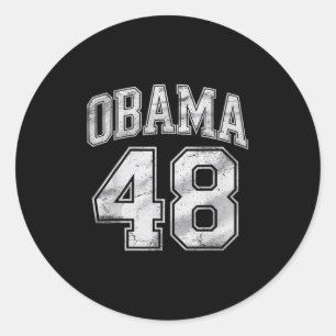 Adesivo Obama Vintage Presidente 2028 Obama _18