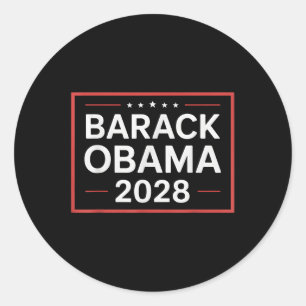 Adesivo Obama Vintage Presidente 2028 Obama _19