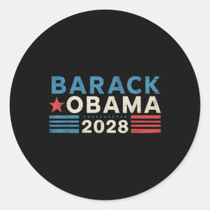 Adesivo Obama Vintage Presidente 2028 Obama _24