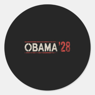 Adesivo Obama Vintage Presidente 2028 Obama _35