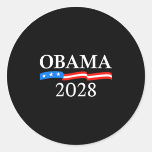 Adesivo Obama Vintage Retro Patriótico 2028 Prote Política