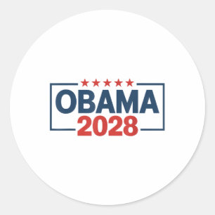 Adesivo Obama Vintage Retro Patriótico 2028 Prote Política