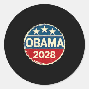 Adesivo Obama Vintage Retro Patriótico 2028 Prote Política