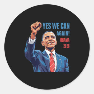 Adesivo Obama Vintage Retro Patriótico 2028 Prote Política