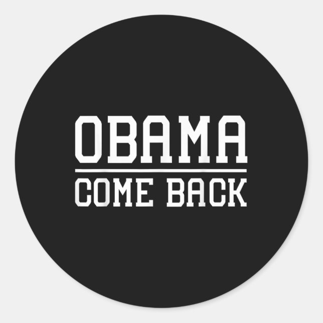 Adesivo Obama volta com o Gift_1 (Frente)