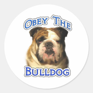 Adesivo Obedeça ao Bulldog - Sticker