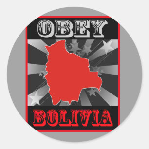 Adesivo Obedeça Bolívia