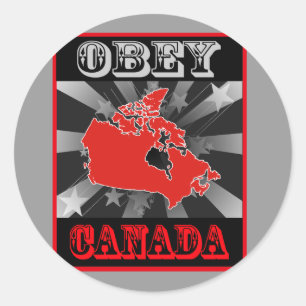 Adesivo Obedeça Canadá