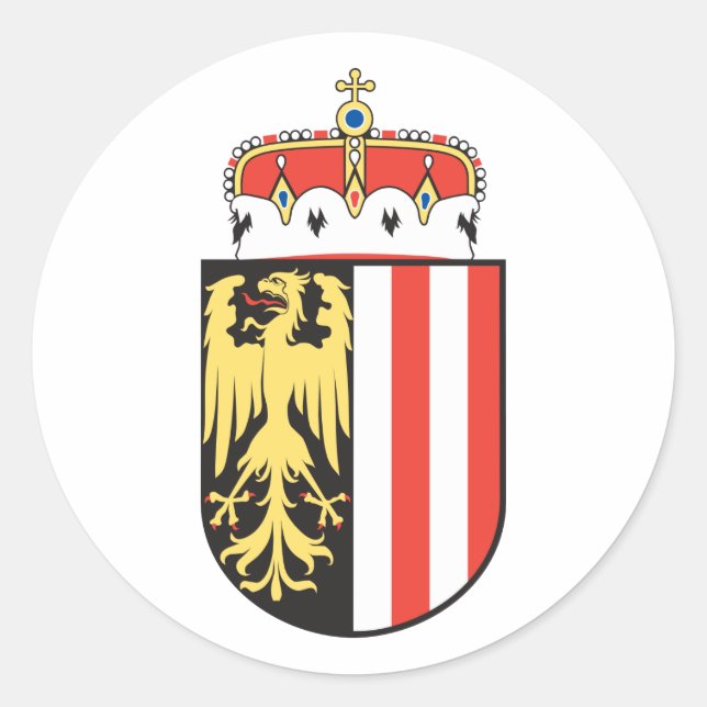 Adesivo Oberoesterreich, Áustria (Frente)