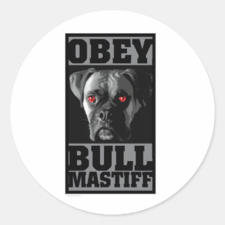 ADESIVO OBEY! BULLMASTIFF