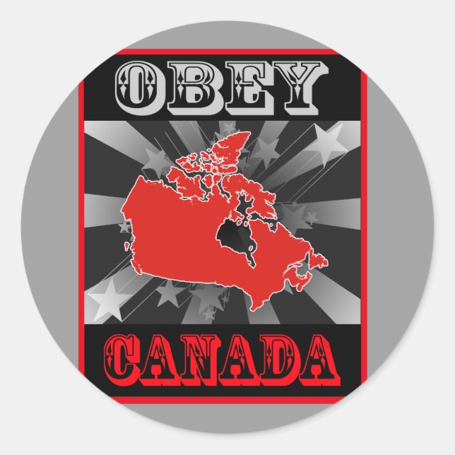 Adesivo Obey Canada (Frente)
