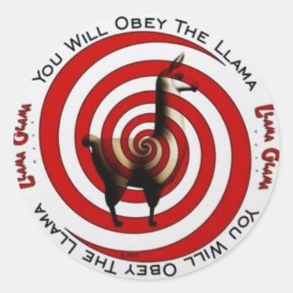 Adesivo Obey Llama