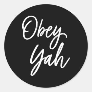 Adesivo Obey Yah