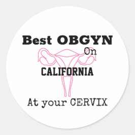 Adesivo OBGYN Gynecologista Obstetrícia Engraçado Humor