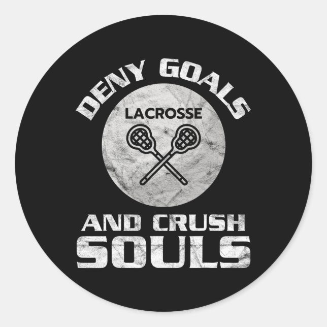 Adesivo Objetivos de Negação de Lacrosse (Frente)