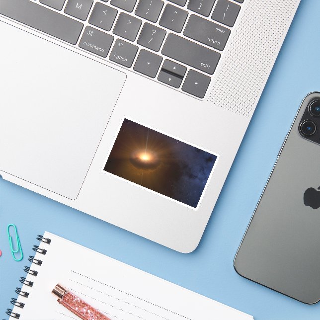 Adesivo Objeto Celestial Cx330. (Notebook com iPhone)