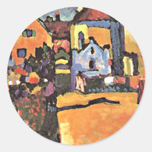 Adesivo Obra de Kandinsky, Grungasse em Murnau,