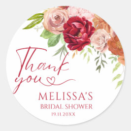 Adesivo Obrigada pelo presente de casamento Fall in Love F