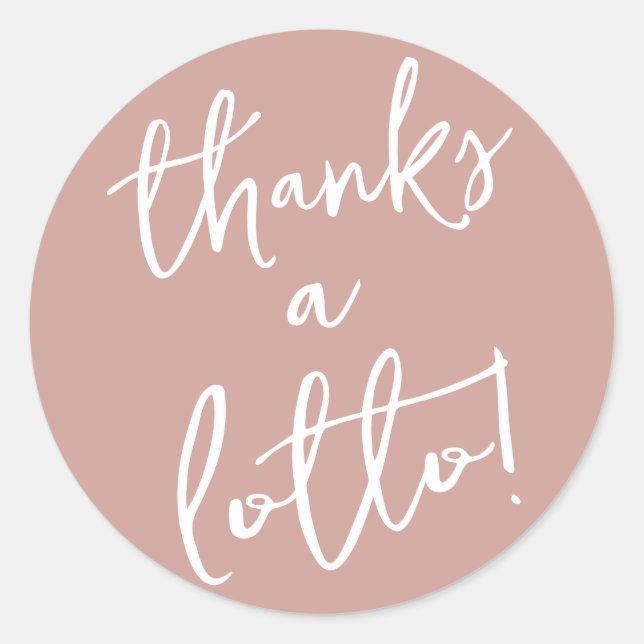 Adesivo Obrigada por Muito (Frente)