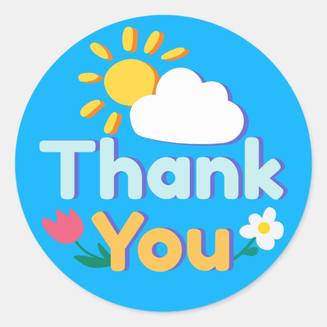 Adesivo Obrigado (Frente)