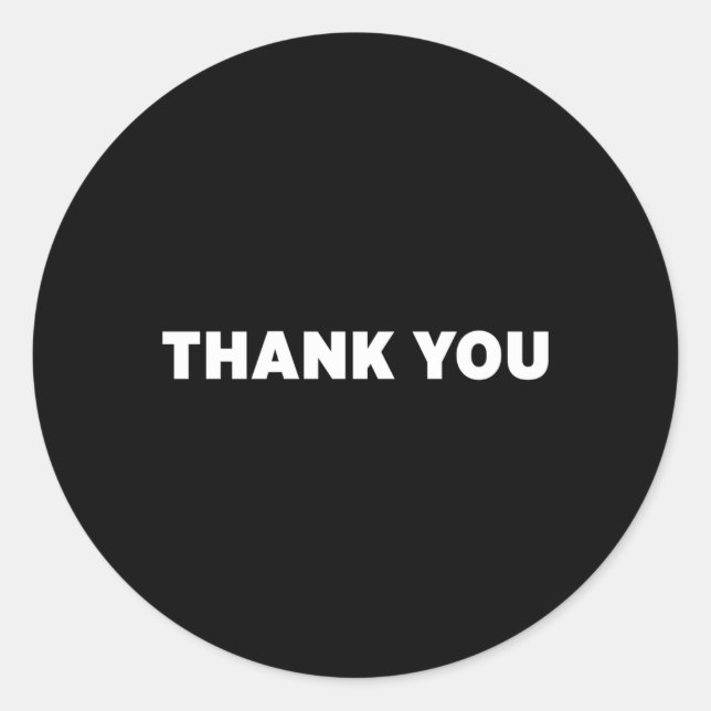 Adesivo Obrigado (Frente)