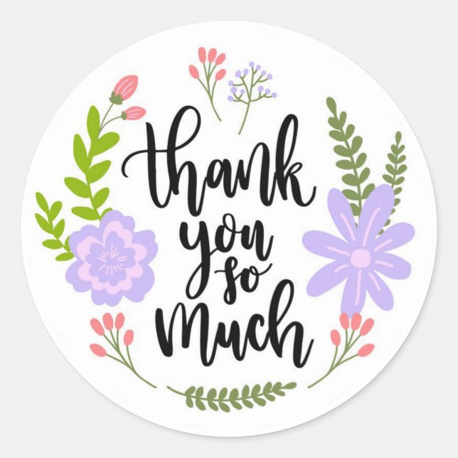 Adesivo Obrigado (Frente)