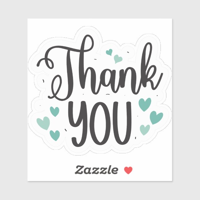 Adesivo Obrigado (Folha)