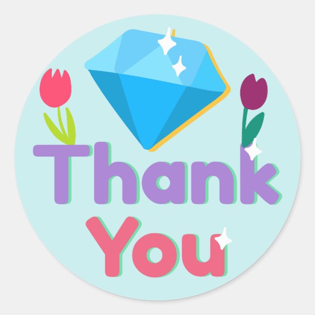 Adesivo Obrigado (Frente)