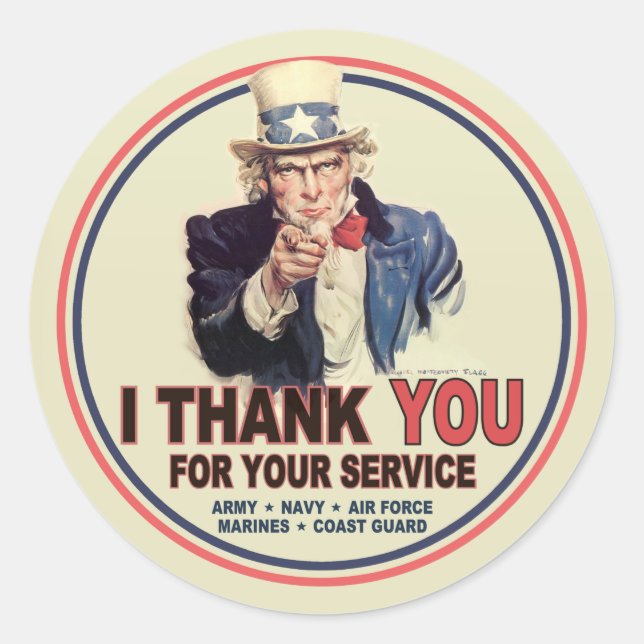 Adesivo Obrigado. (Frente)