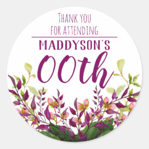 Adesivo Obrigado 99.o do 90 91st do 80 92nd 95th 98th