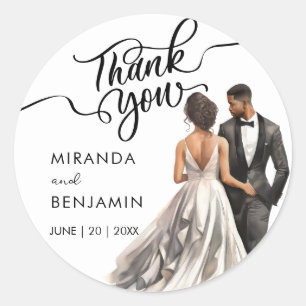 Adesivo Obrigado A Casar Negra Noiva Negra