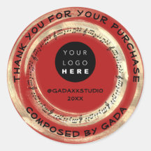 Obrigado A Comprar O Logotipo Música Notas Sociais