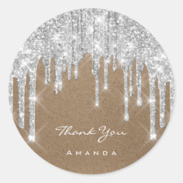 Adesivo Obrigado A Dar O Nome 16º Bridal Cinza Silver Pape