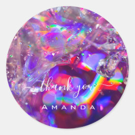 Adesivo Obrigado A Dar O Nome 16º Bridal Purple Crystals R