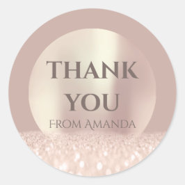 Adesivo Obrigado A Dar O Nome De ClassyRose Blush Modern L