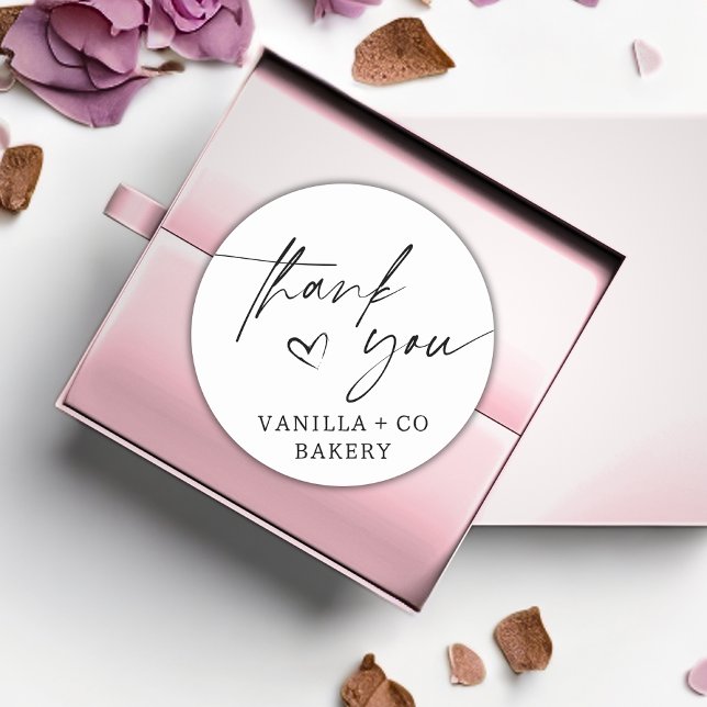 Adesivo Obrigado A Gerar Folhas De Coração (Criador carregado)